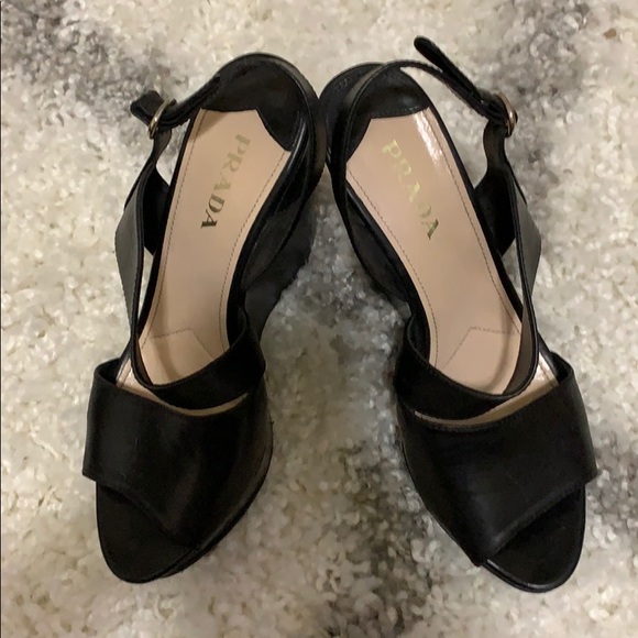 Authentic Prada Wedges - Picture 2 of 6